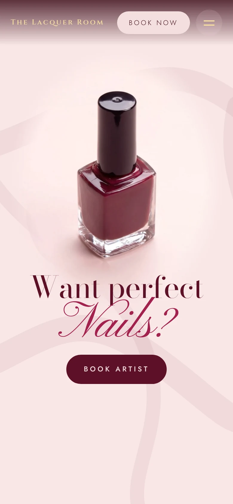 Want perfect Nails? on a phone