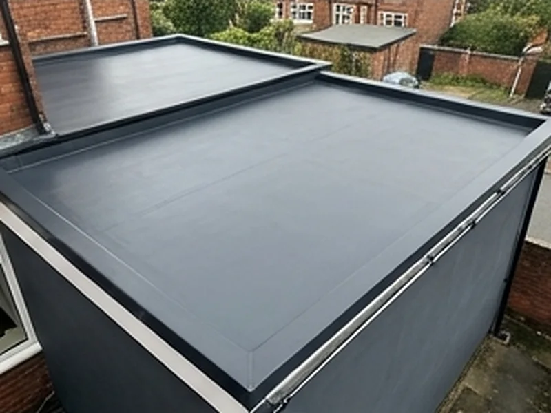 Flat roof in Sale, after